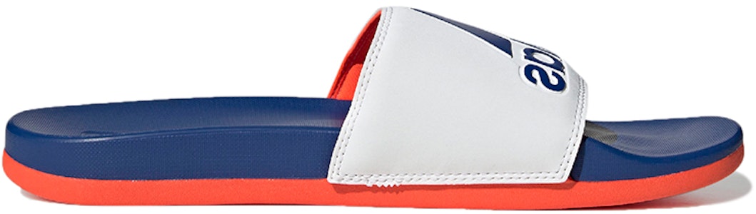 阿迪達斯 Adilette 舒適拖鞋「白色/皇家藍/太陽紅」GV9695 Order 阿迪達斯 Adilette 舒適拖鞋「白色/皇家藍/太陽紅」GV9695