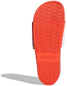 阿迪達斯 Adilette 舒適拖鞋「白色/皇家藍/太陽紅」GV9695 Details for 阿迪達斯 Adilette 舒適拖鞋「白色/皇家藍/太陽紅」GV9695