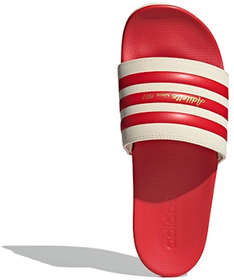 adidas Adilette Comfort Slide 'Putih Cerah Merah Vivid' GW8755 Purchase adidas Adilette Comfort Slide 'Putih Cerah Merah Vivid' GW8755