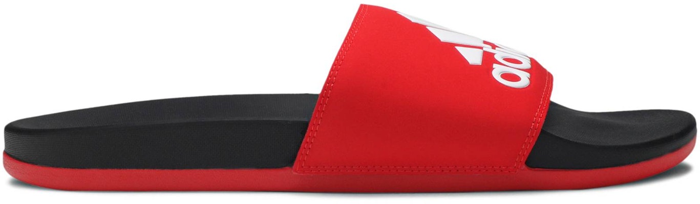 adidas Adilette Comfort Slides 'Active Red' F34722 Buy adidas Adilette Comfort Slides 'Active Red' F34722