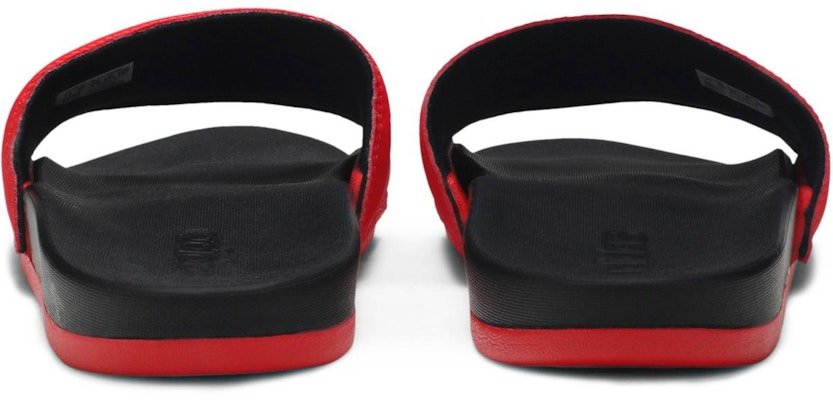 adidas Adilette Comfort Slides 'Active Red' F34722 Details for adidas Adilette Comfort Slides 'Active Red' F34722