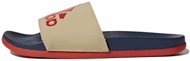 adidas Adilette Comfort Slides 'Grey Red' CG3424 adidas Adilette Comfort Slides 'Grey Red' CG3424