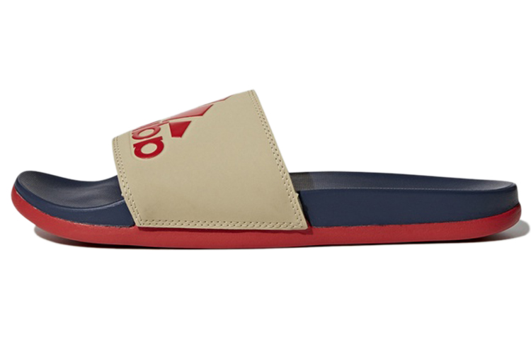 adidas Adilette Comfort Slides 'Grey Red' CG3424