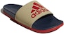 adidas Adilette Comfort Slides 'Grey Red' CG3424