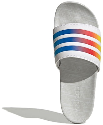 阿迪达斯 Adilette 舒适拖鞋 '灰黄红' GX7222 Purchase 阿迪达斯 Adilette 舒适拖鞋 '灰黄红' GX7222
