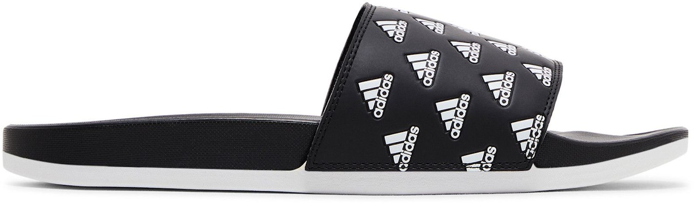 adidas Adilette Comfort Slides 'Repeat Logo - Black' GV9735 Buy adidas Adilette Comfort Slides 'Repeat Logo - Black' GV9735
