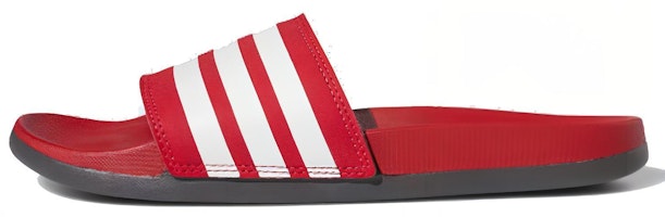 adidas Adilette Comfort Slides 'Scarlet White' EG1852 adidas Adilette Comfort Slides 'Scarlet White' EG1852