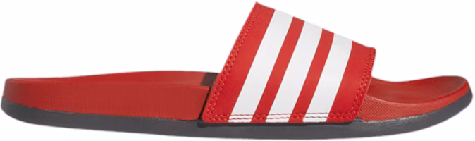 adidas Adilette Comfort Slides 'Scarlet White' EG1852 adidas Adilette Comfort Slides 'Scarlet White' EG1852