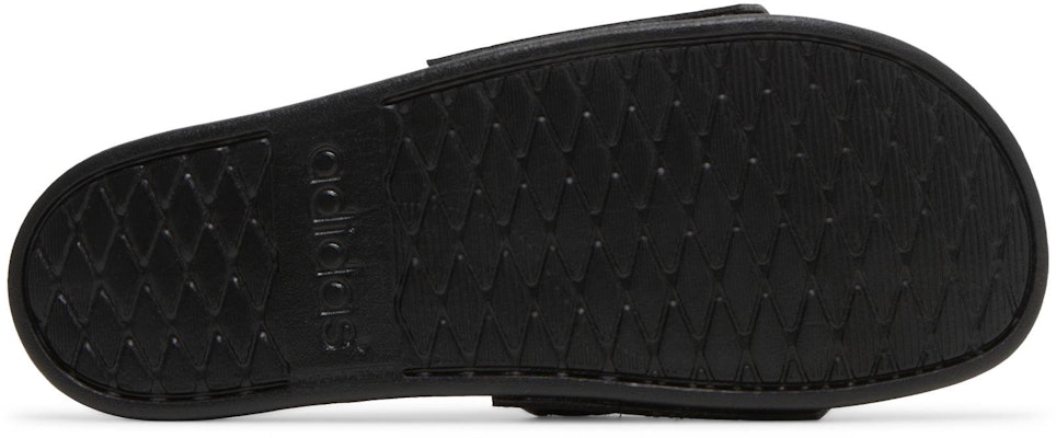 adidas Adilette Comfort Slides 'Triple Black' GZ5896 Shop adidas Adilette Comfort Slides 'Triple Black' GZ5896