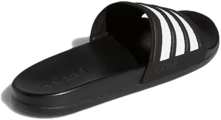 adidas Adilette Golf Comfort Slide 'Black White' FZ0948 Shop adidas Adilette Golf Comfort Slide 'Black White' FZ0948