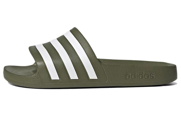 adidas Adilette Cozy Casual Army Green Unisex Slippers
