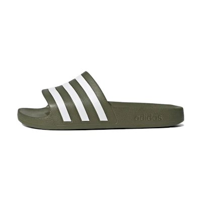 adidas Adilette Cozy Casual Army Green Unisex Slippers