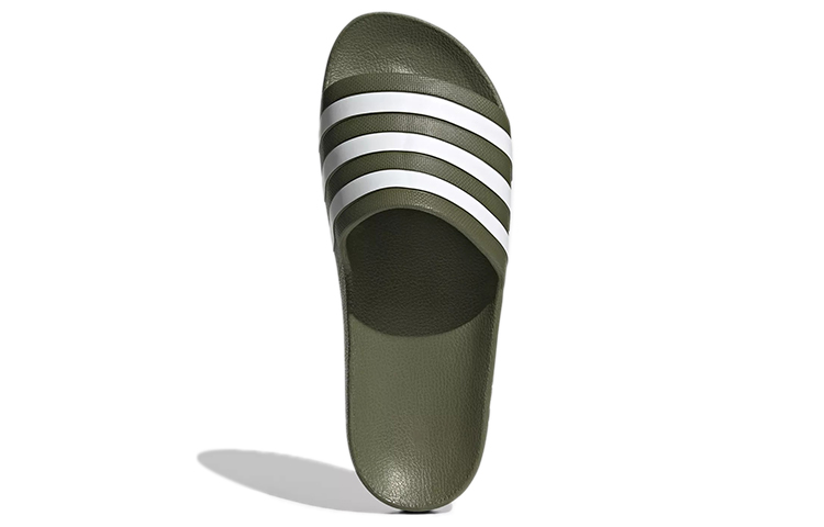 adidas Adilette Cozy Casual Army Green Unisex Slippers 圖 5