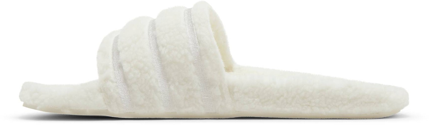 adidas Adilette Cozy Slide 'Triple White' H06450 Lookbook adidas Adilette Cozy Slide 'Triple White' H06450