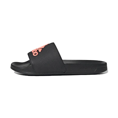 adidas Adilette Cozy Wear-Resistant Black Unisex Slippers 'Black Pink'
