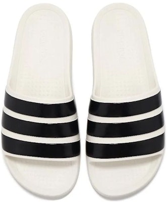 adidas Adilette Flow Sandal 'Off White Black' IG6858 Shop adidas Adilette Flow Sandal 'Off White Black' IG6858
