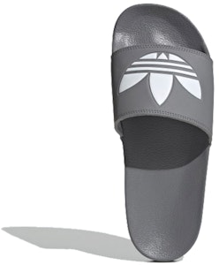 adidas Adilette Lite Slides 'Logo Trefoil - Abu-abu' FU7592 Shop adidas Adilette Lite Slides 'Logo Trefoil - Abu-abu' FU7592