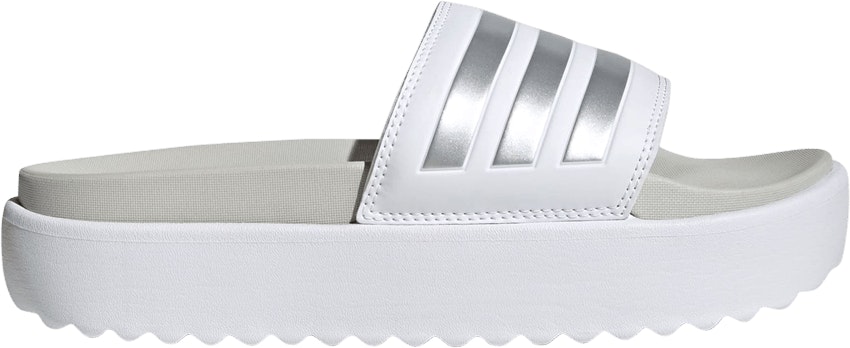 adidas-adilette-platform-slide-white-zero-metallic-women