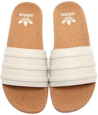 adidas Adilette Premium Slides 'Cork Pack - Aluminium' GY2557 Shop adidas Adilette Premium Slides 'Cork Pack - Aluminium' GY2557