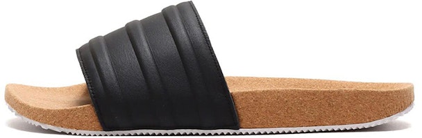 adidas Adilette Premium Slides 'Cork Pack - Black' HQ1998 adidas Adilette Premium Slides 'Cork Pack - Black' HQ1998