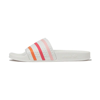 adidas Adilette Pride Rainbow Slippers 'White'