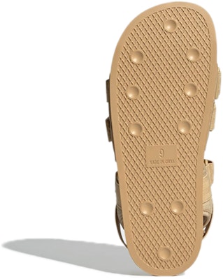adidas Adilette Sandal 2.0 'Hazy Beige' FX5898 Details for adidas Adilette Sandal 2.0 'Hazy Beige' FX5898