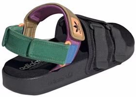 Sandal adidas Adilette 4.0 'Hitam Hijau Tegar' H03417 Lookbook Sandal adidas Adilette 4.0 'Hitam Hijau Tegar' H03417