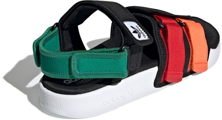 adidas Adilette Sandal 4.0 'Black Scarlet True Orange' GZ8827 Shop adidas Adilette Sandal 4.0 'Black Scarlet True Orange' GZ8827