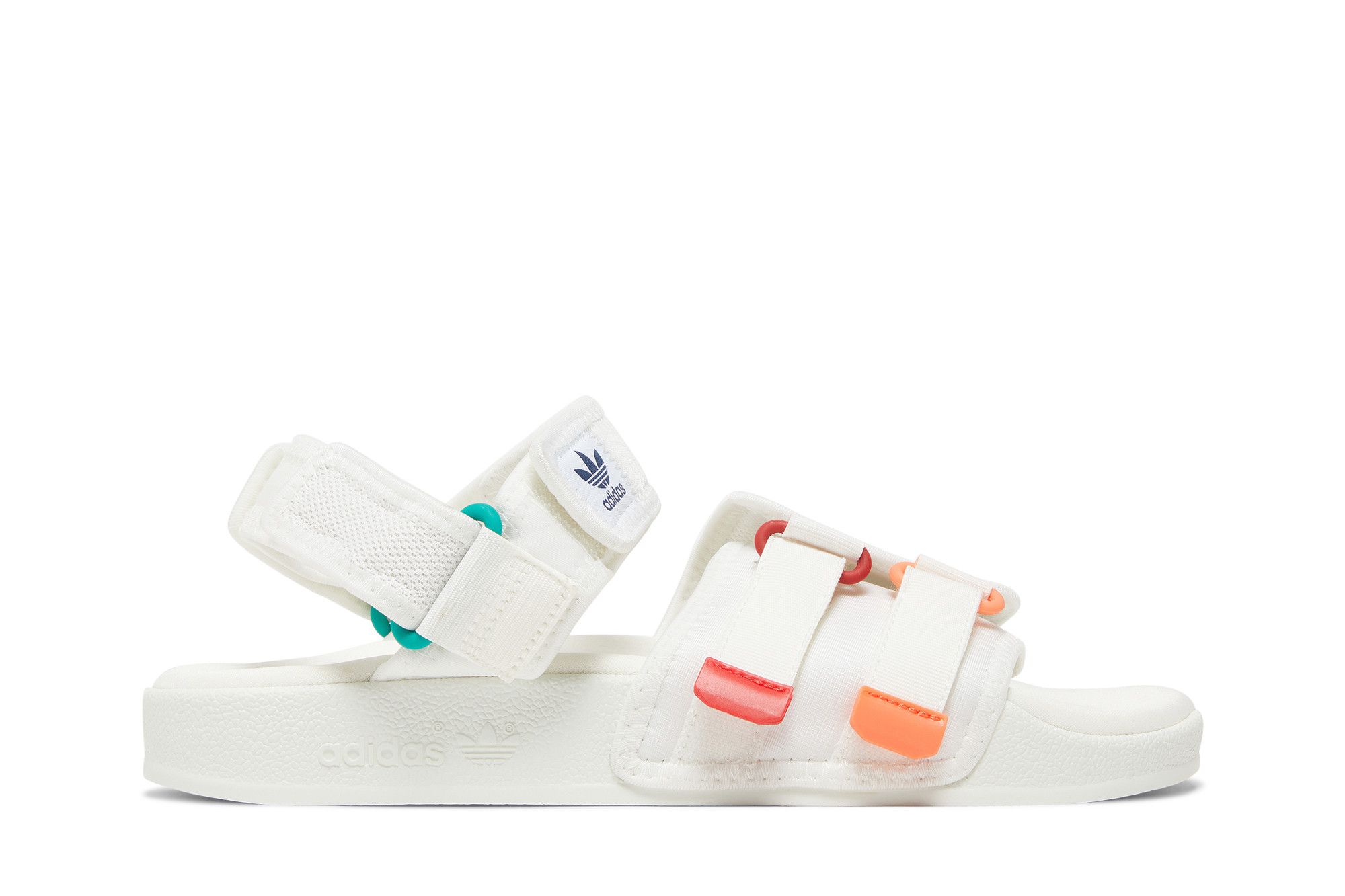 adidas Adilette Sandal 4.0 'White Scarlet True Orange' GZ8828