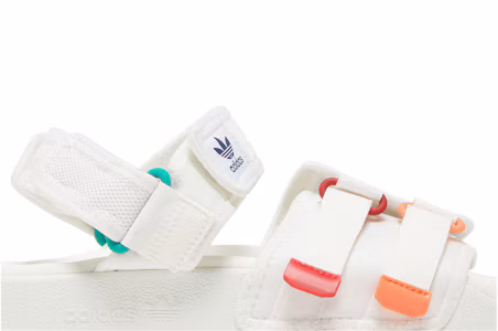 Lookbook adidas Adilette Sandal 4.0 'Blanco Escarlata Naranja True' GZ8828