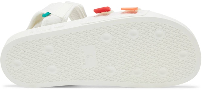 adidas Adilette Sandal 4.0 'Blanco Escarlata Naranja True' GZ8828 Shop adidas Adilette Sandal 4.0 'Blanco Escarlata Naranja True' GZ8828