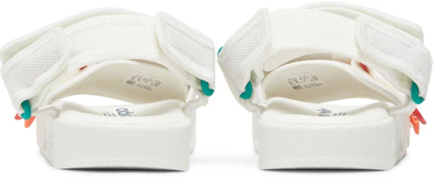 Sizing adidas Adilette Sandal 4.0 'Blanco Escarlata Naranja True' GZ8828
