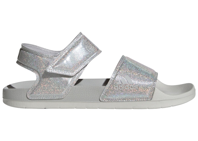 Buy Sandal adidas Adilette 'Abu-abu Glitter' ID1775