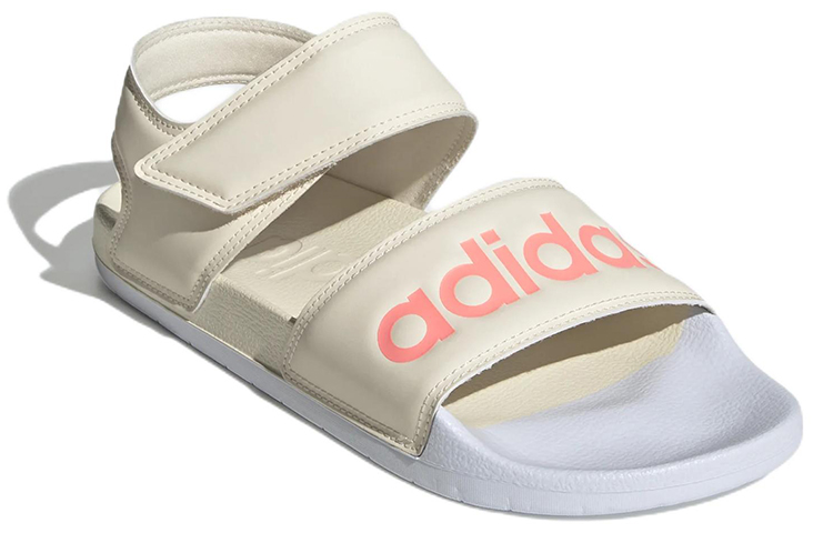 Lookbook adidas Adilette Sandale ''Wonder White Acid Red'' GZ1180
