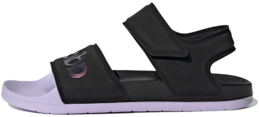 adidas Adilette Sandal Cozy Breathable Black Purple Unisex Sandals 'Black Purple' GZ5330 Buy adidas Adilette Sandal Cozy Breathable Black Purple Unisex Sandals 'Black Purple' GZ5330
