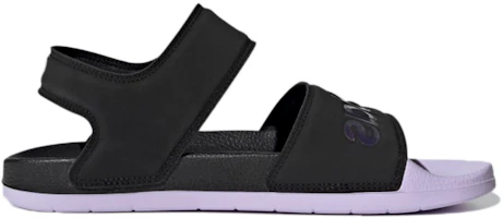Order Sandalias Unisex adidas Adilette Transpirables Negro Púrpura 'Black Purple'. GZ5330