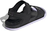 Shop adidas Adilette Comfortabele Zwarte Paarse Unisex Sandalen ''Black Purple'' GZ5330