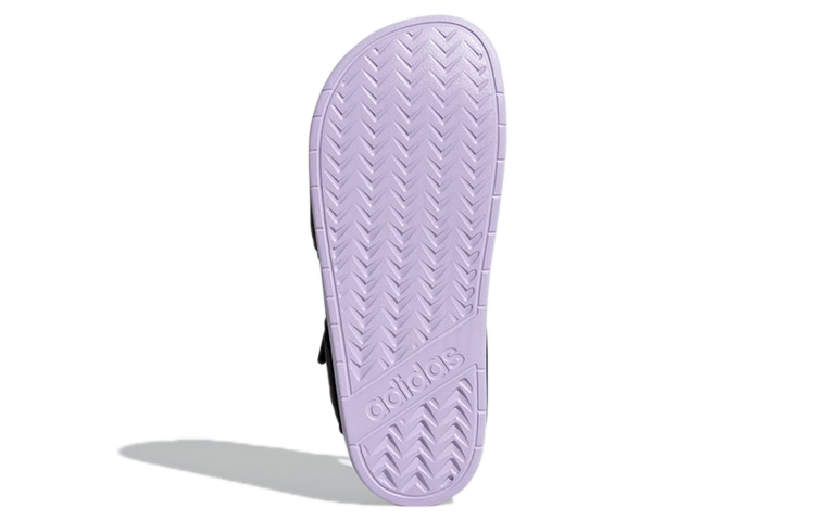 Details for adidas Adilette Comfortabele Zwarte Paarse Unisex Sandalen ''Black Purple'' GZ5330