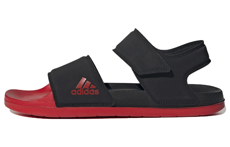 adidas Adilette Sandals Core Black Better Scarlet HP3008