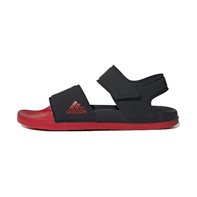 adidas Adilette Sandals Core Black Better Scarlet
