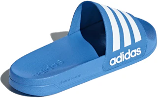 Lookbook adidas Adilette Cloudfoam 防滑耐磨 運動拖鞋 男款 藍白