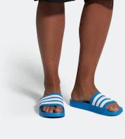 Sizing adidas Adilette Cloudfoam 防滑耐磨 運動拖鞋 男款 藍白