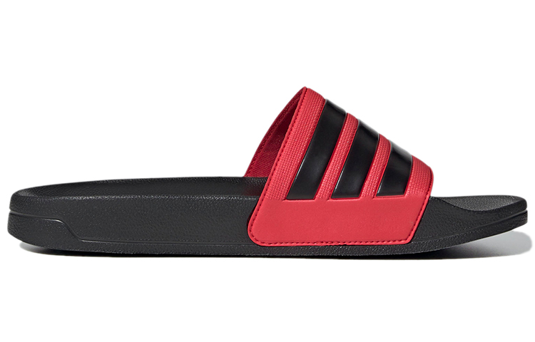 Order 阿迪达斯 Adilette 红黑色拖鞋 'Red Black' FW7074