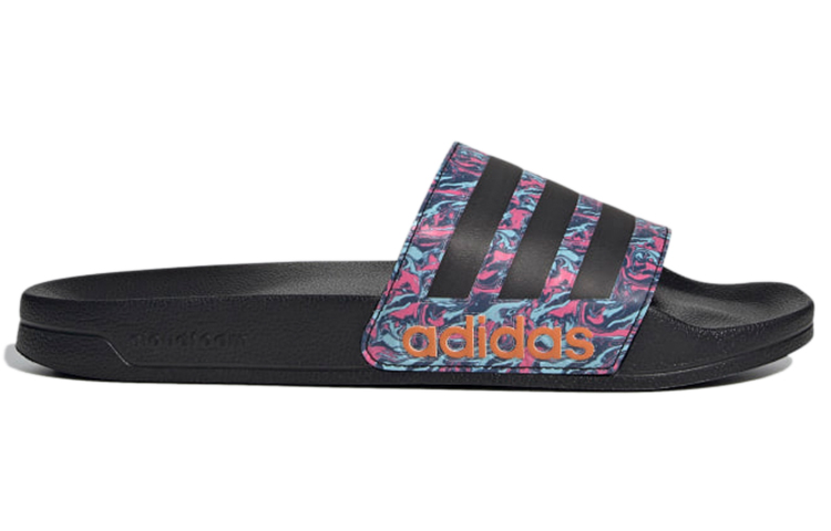 Order adidas Adilette淋浴涼鞋 黑 草鞋