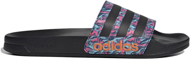 Order adidas Adilette淋浴涼鞋 黑 草鞋