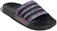 Lookbook adidas Adilette Shower Sandals 'Hitam Biru Ungu' FZ4895