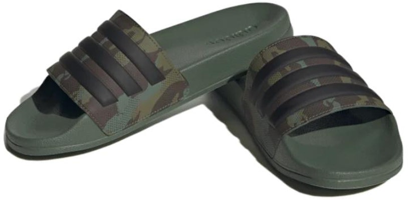 adidas Adilette Shower Slide 'Camo' HP2953 Lookbook adidas Adilette Shower Slide 'Camo' HP2953