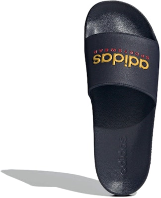 Sandal adidas Adilette Shower 'Legend Ink Bold Gold' IE8946 Lookbook Sandal adidas Adilette Shower 'Legend Ink Bold Gold' IE8946