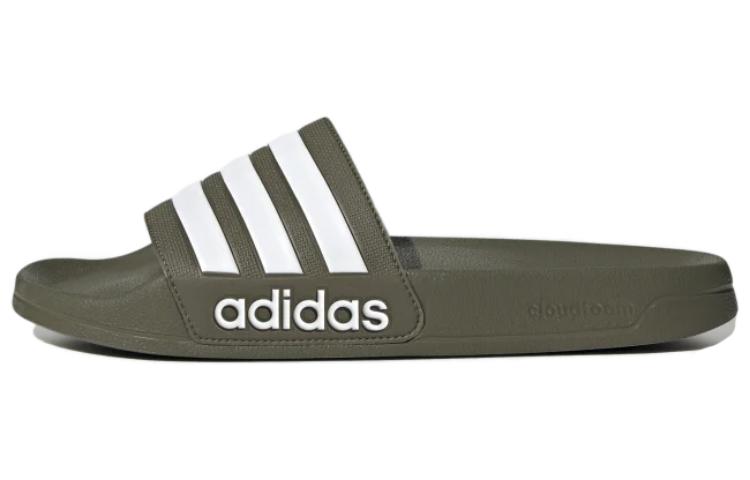 adidas Adilette Shower Slide 'Olive Strata White' GZ9509