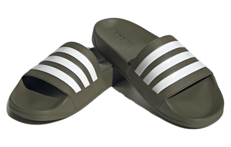 Lookbook adidas originals Adilette 防滑耐磨 運動拖鞋 男款 綠白